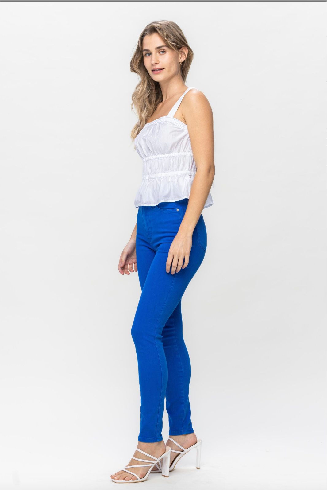 Judy Blue Tummy Control Skinny Jeans - Cobalt