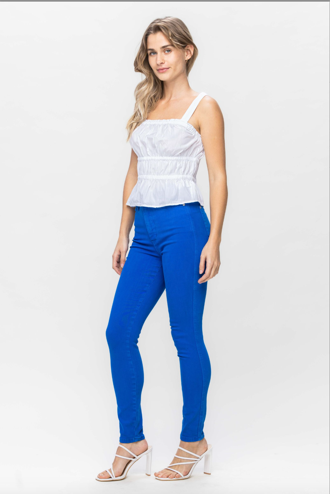 Judy Blue Tummy Control Skinny Jeans - Cobalt