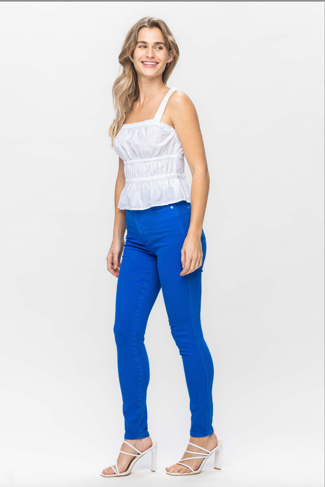 Judy Blue Tummy Control Skinny Jeans - Cobalt