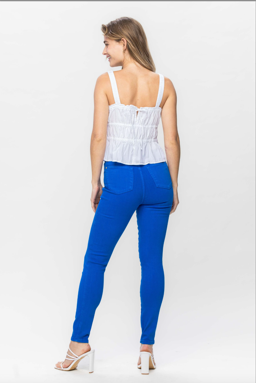 Judy Blue Tummy Control Skinny Jeans - Cobalt