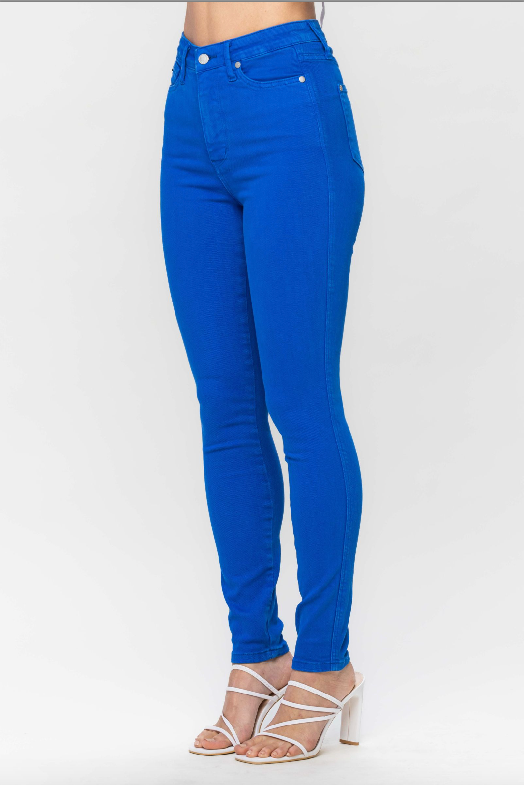 Judy Blue Tummy Control Skinny Jeans - Cobalt