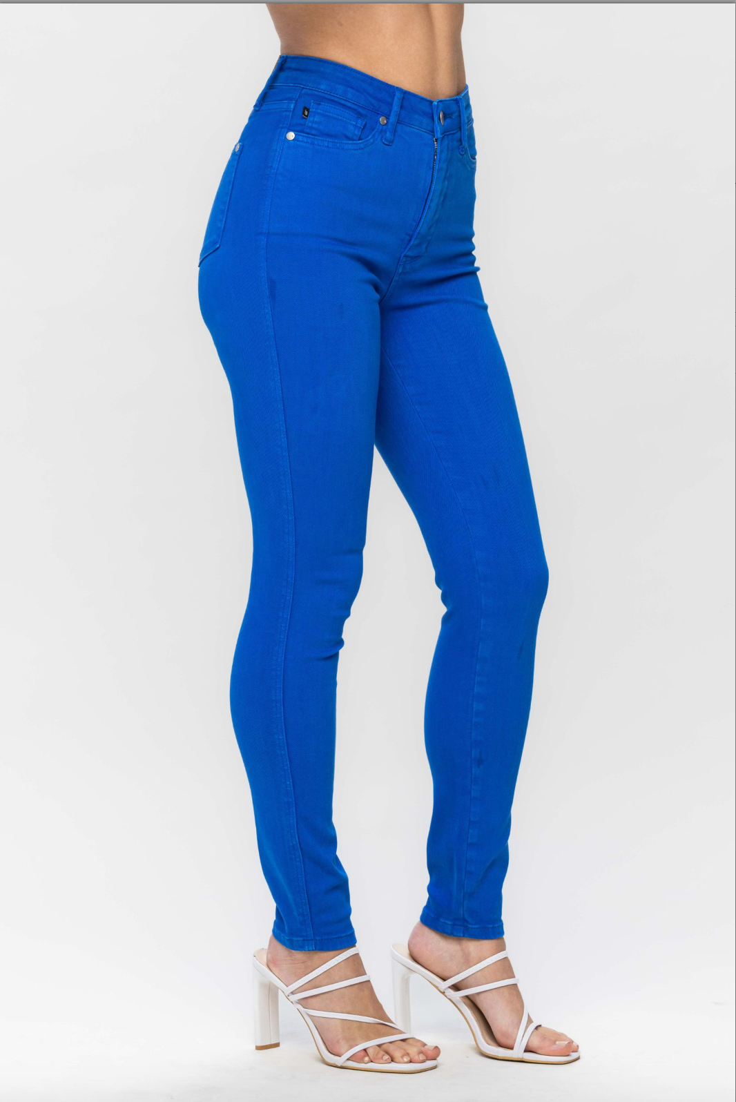 Judy Blue Tummy Control Skinny Jeans - Cobalt