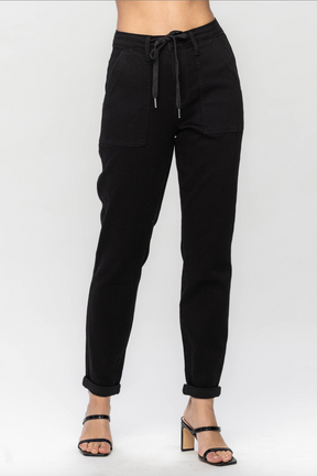 Judy Blue Jet Black Jogger Jeans