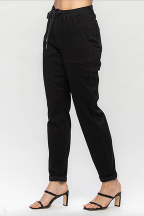 Judy Blue Jet Black Jogger Jeans