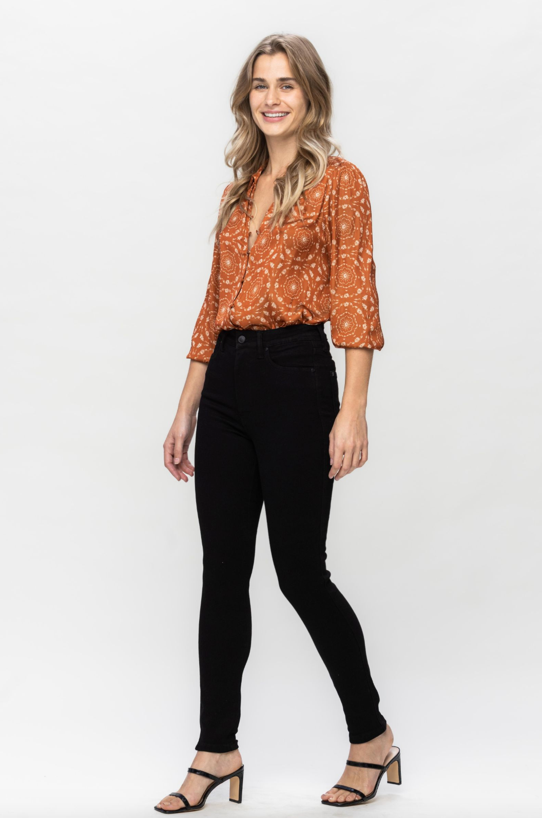 Judy Blue Tummy Control Skinny Jeans - Black