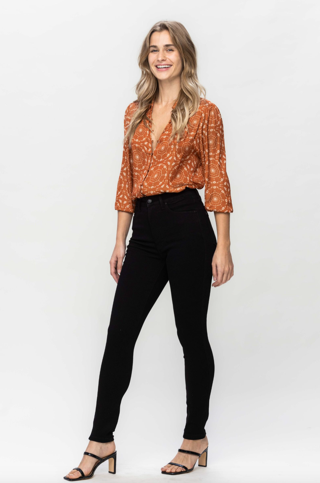 Judy Blue Tummy Control Skinny Jeans - Black