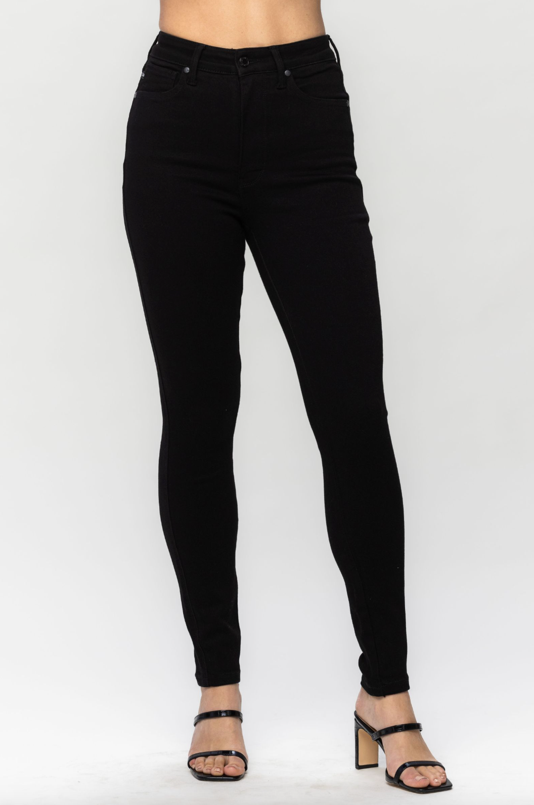 Judy Blue Tummy Control Skinny Jeans - Black