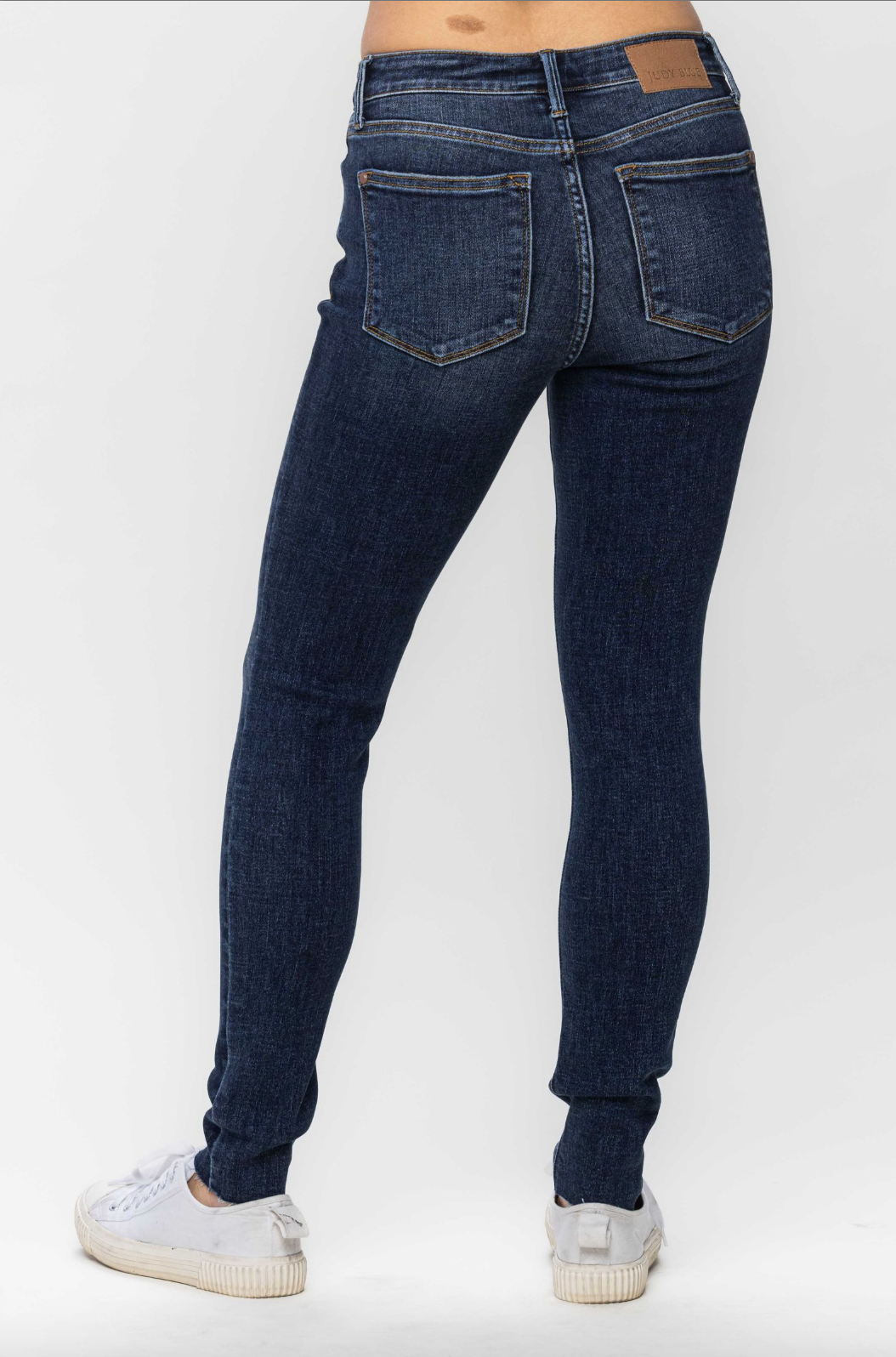 Judy Blue Vintage Raw Hem Skinny Jeans