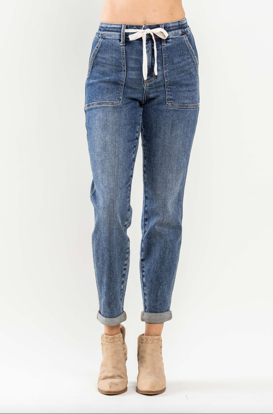 JUDY BLUE VINTAGE WASH JOGGER main image 1