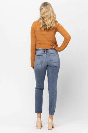 Judy Blue Classic Girlfriend Jeans