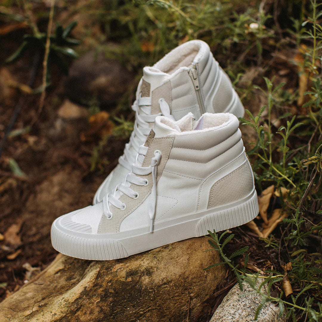 Gaston High-Top Sneaker - Ivory