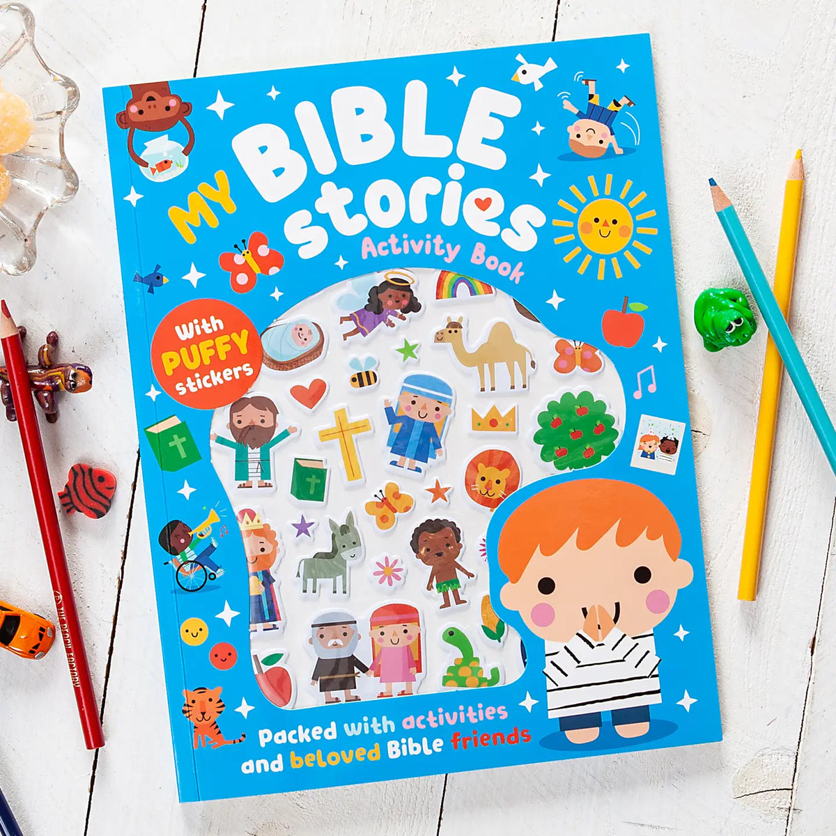 My Bible Stories Activity Book - Blue