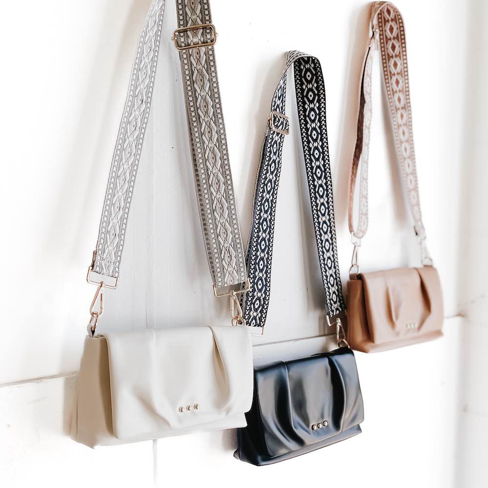 Aurora Crossbody Clutch Bag - Brown