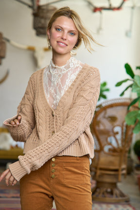 Never Too Late Cropped Cardigan
