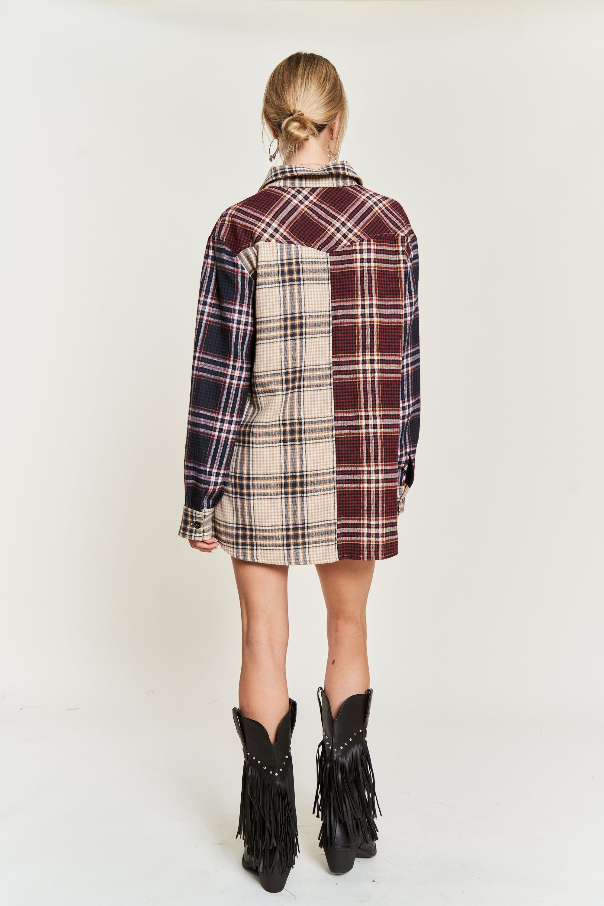 Heard it Before Button Down Shirt Dress