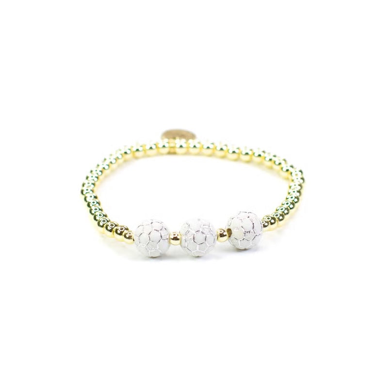 Sports Bracelet 18K Gold - Volleyball