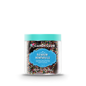 Rainbow Nonpareil Chocolate Candies