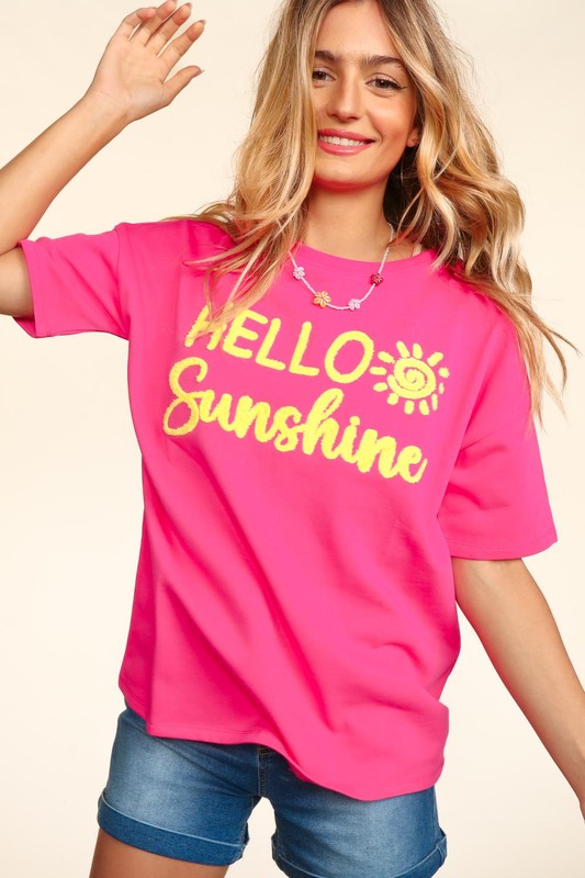 Hello Sunshine Short Sleeve Pullover