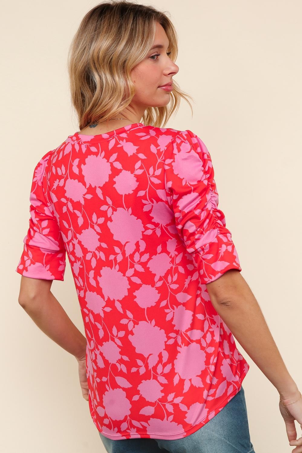 Enchanted To Meet You Top - Pink & Coral