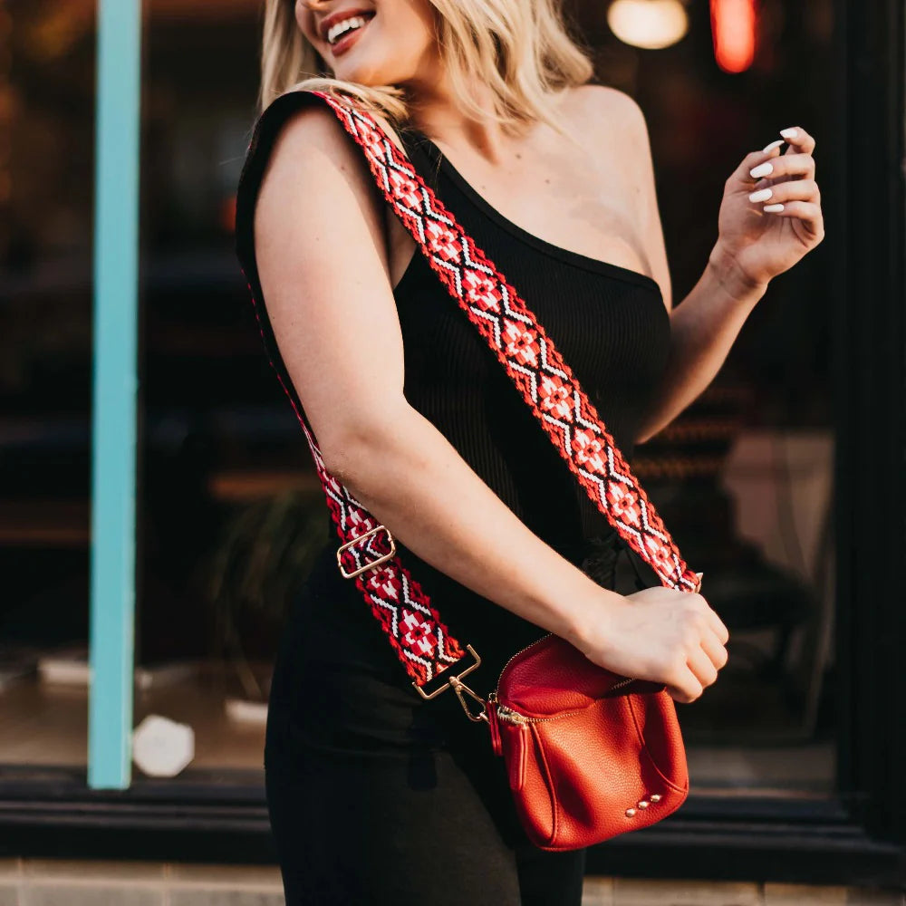 Ellie Crossbody Bag - Red