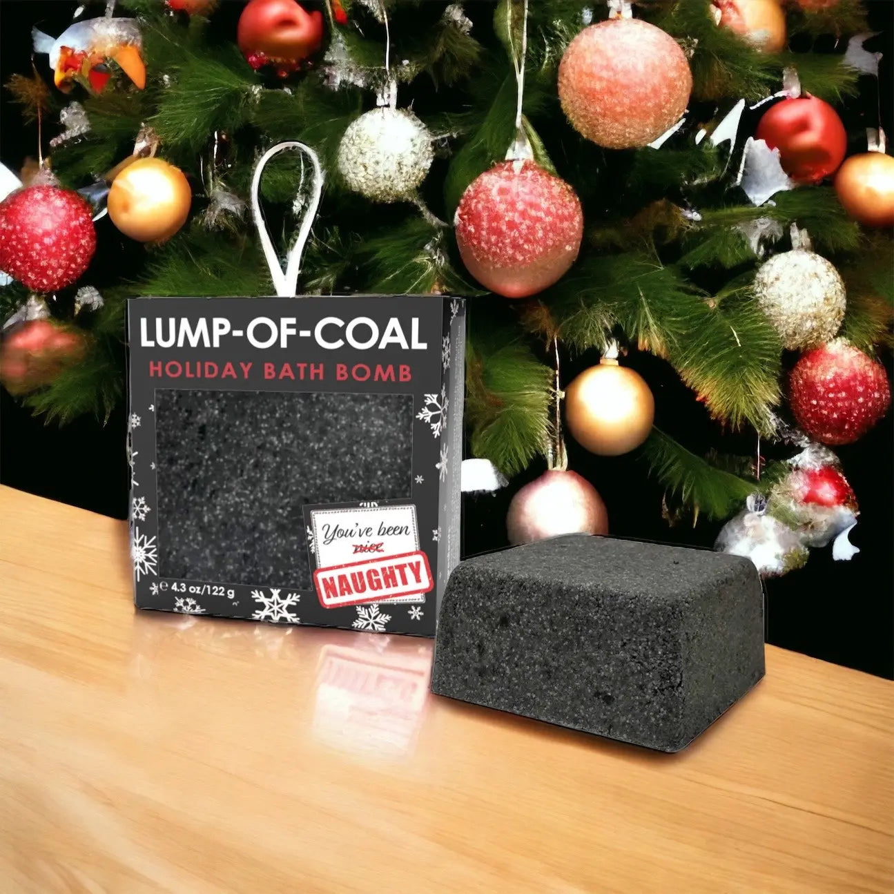 Lump-of-Coal Bath Bomb