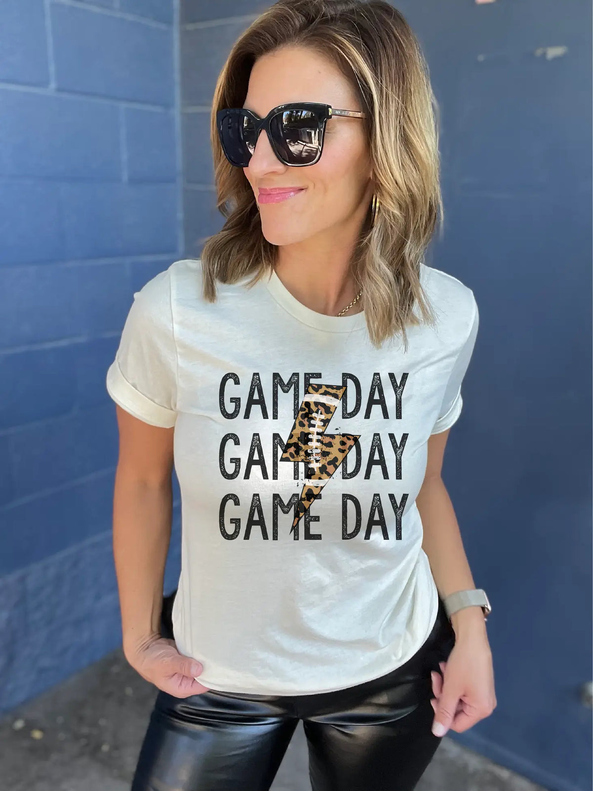 Game Day Lightning Bolt Graphic Tee