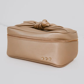 BLACK FRIDAY EXCLUSIVE! - Madelyn Bow Makeup Bag - Gold