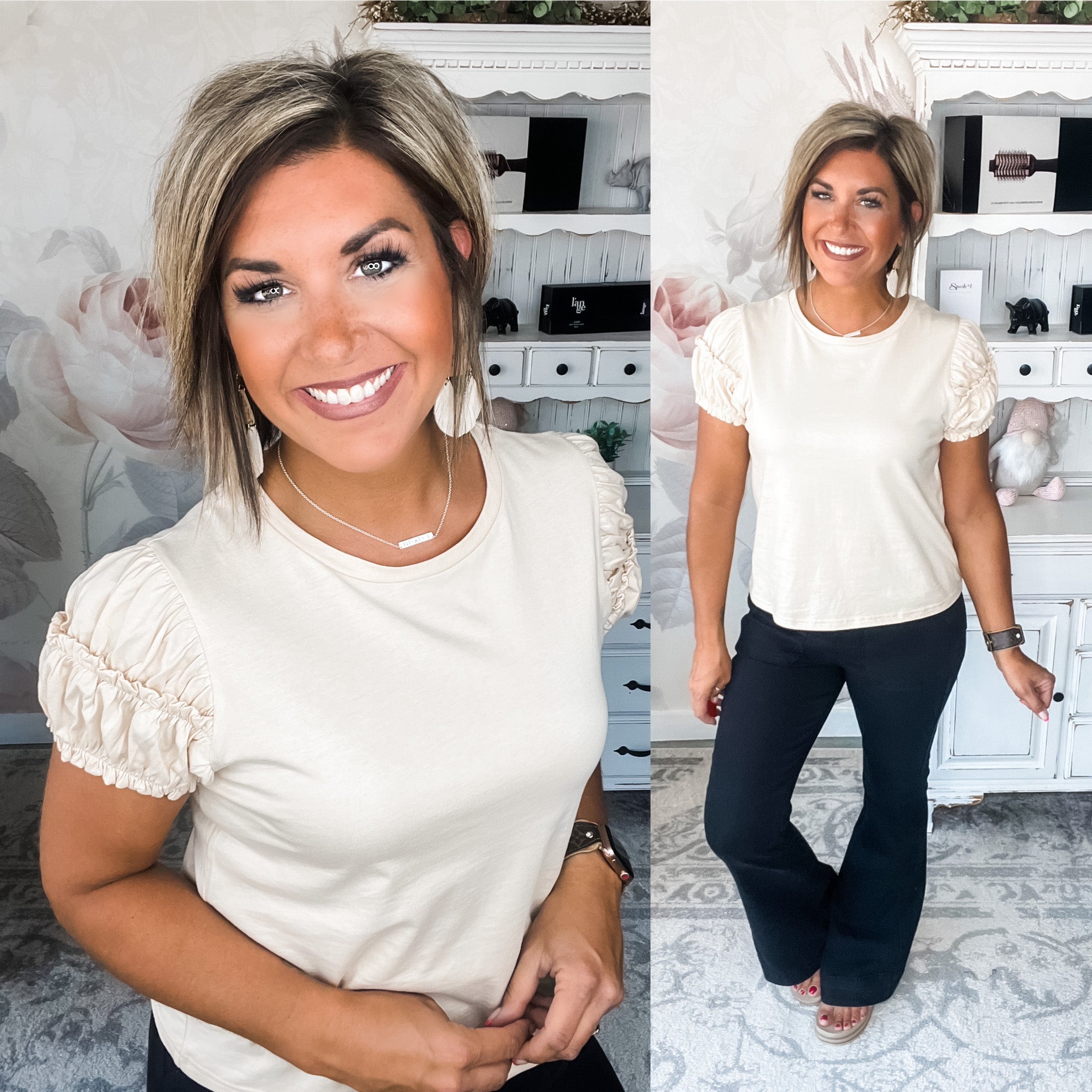 In Your Eyes Puff Sleeve Top