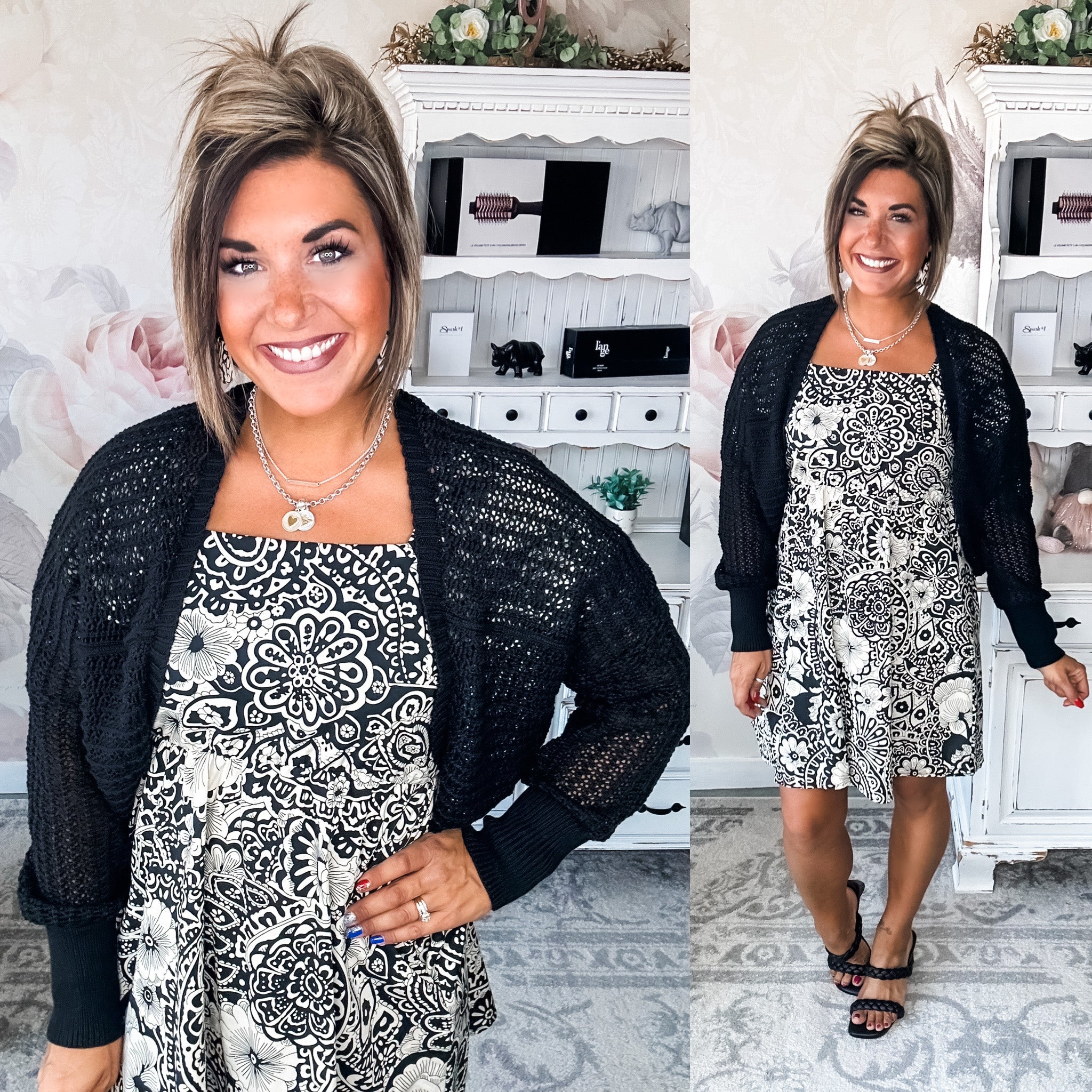 How You Feel Bolero Cardigan - Black