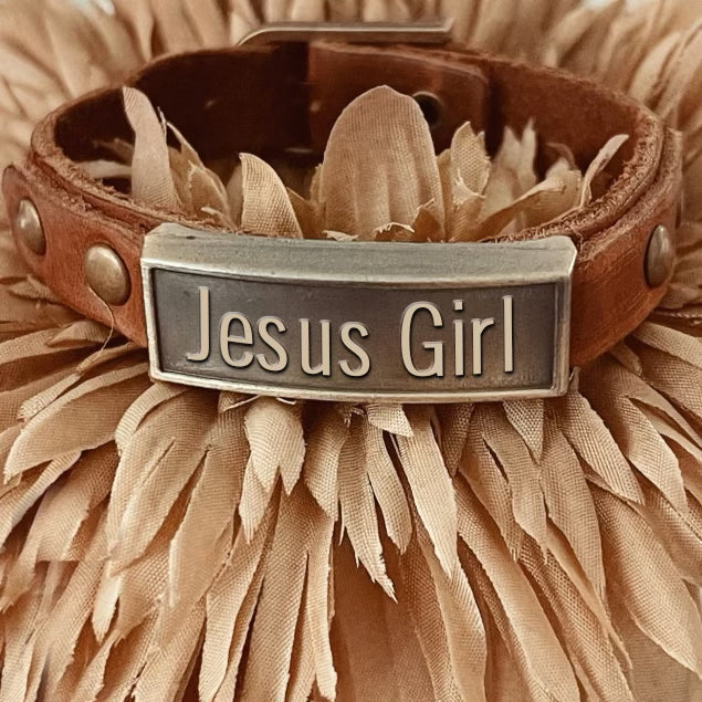 Kingdom Girl - Leather Wristlet - Jesus Girl