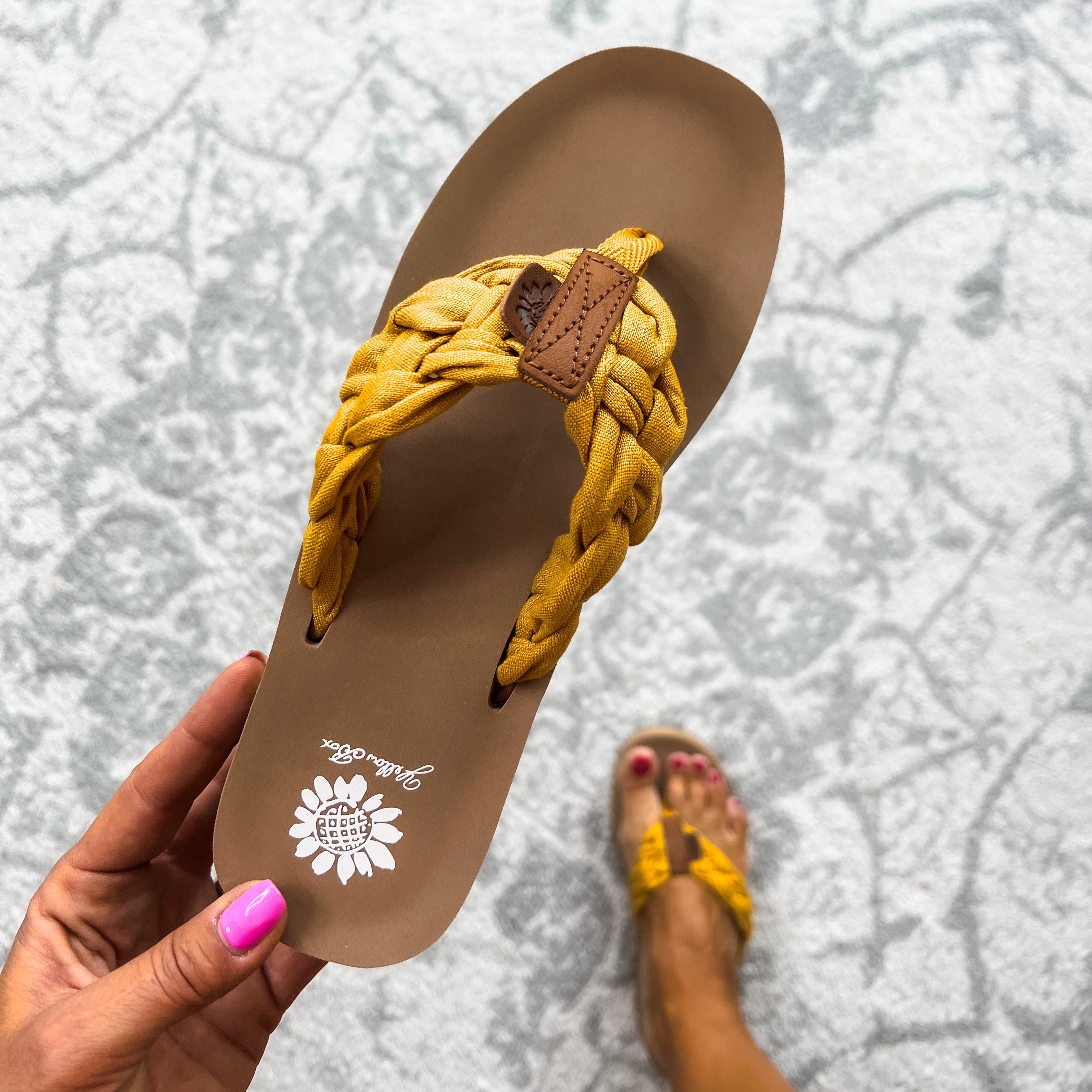 Karnika Platform Sandal - Marigold