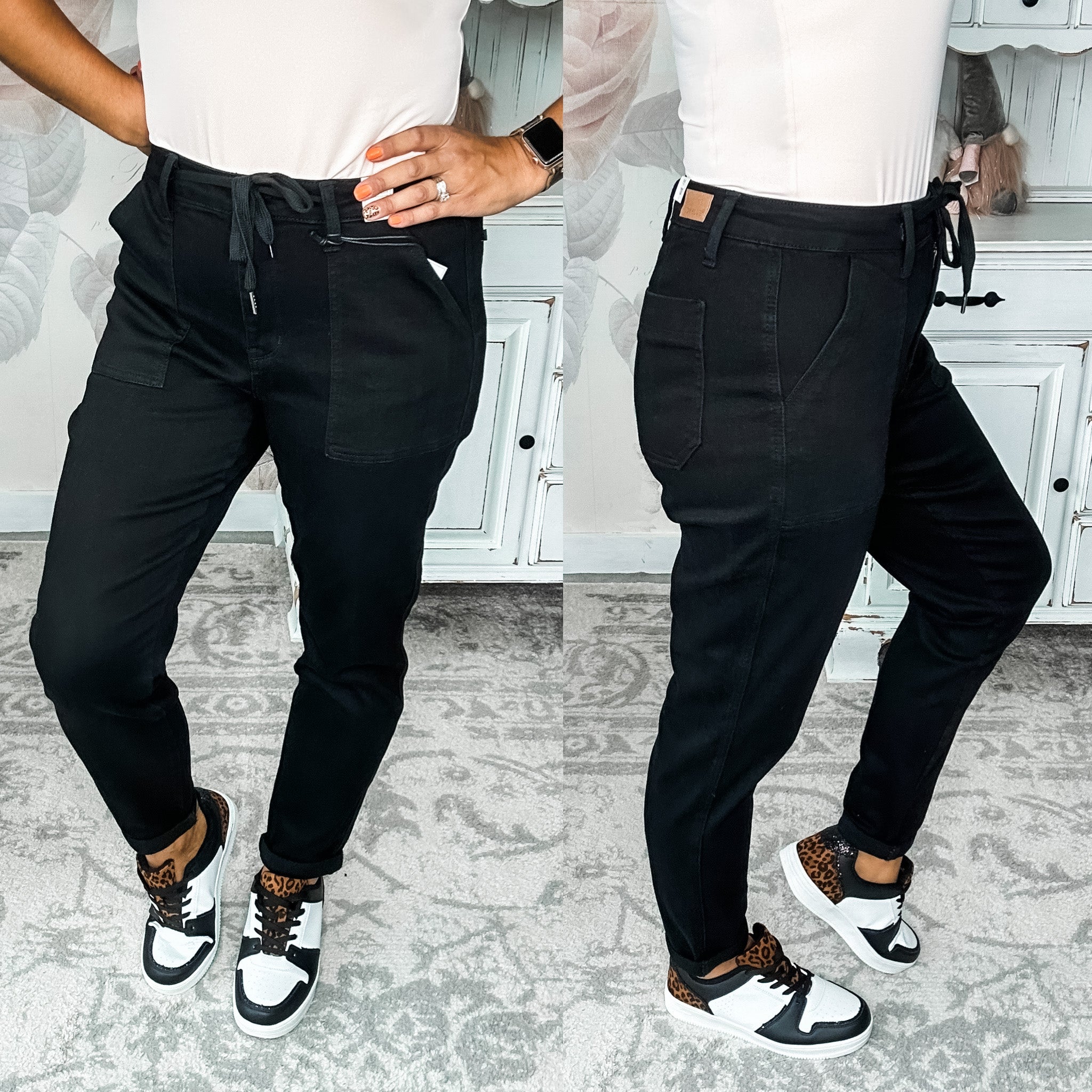 Judy Blue Jet Black Jogger Jeans