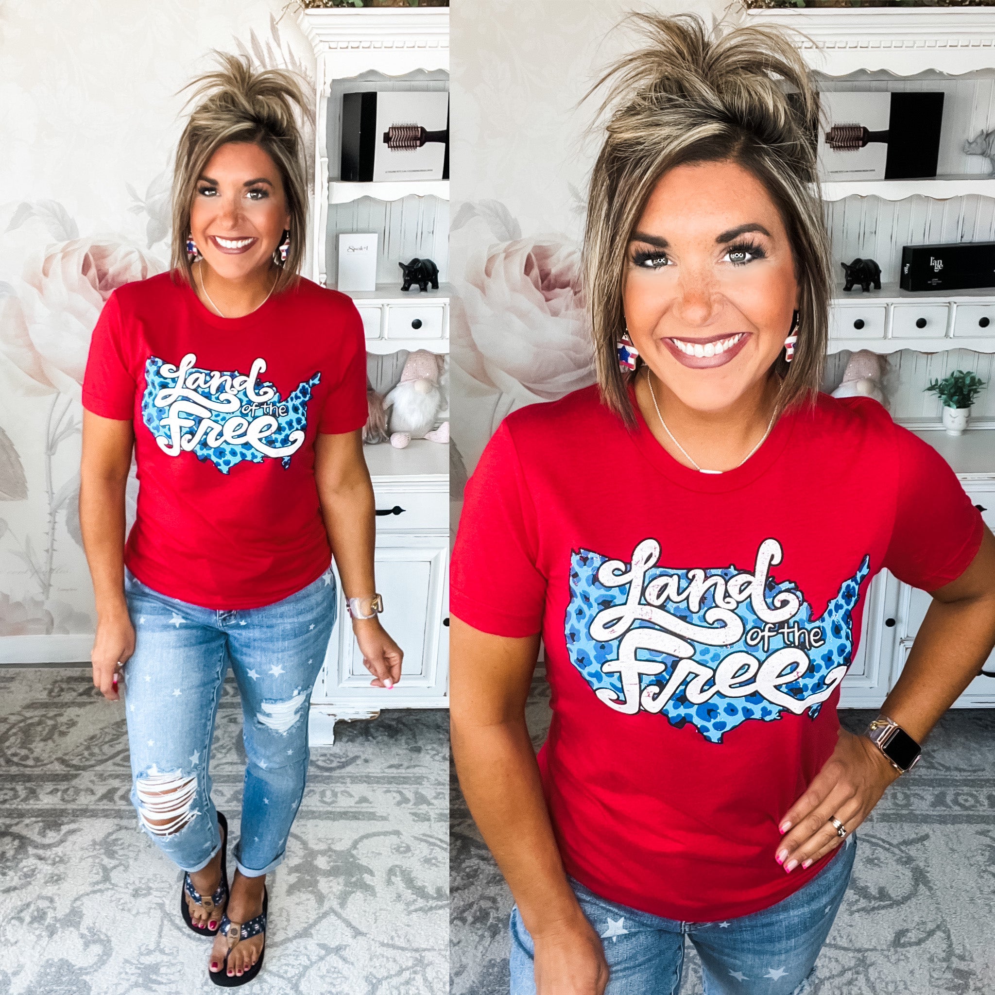 Land of the Free Graphic Tee