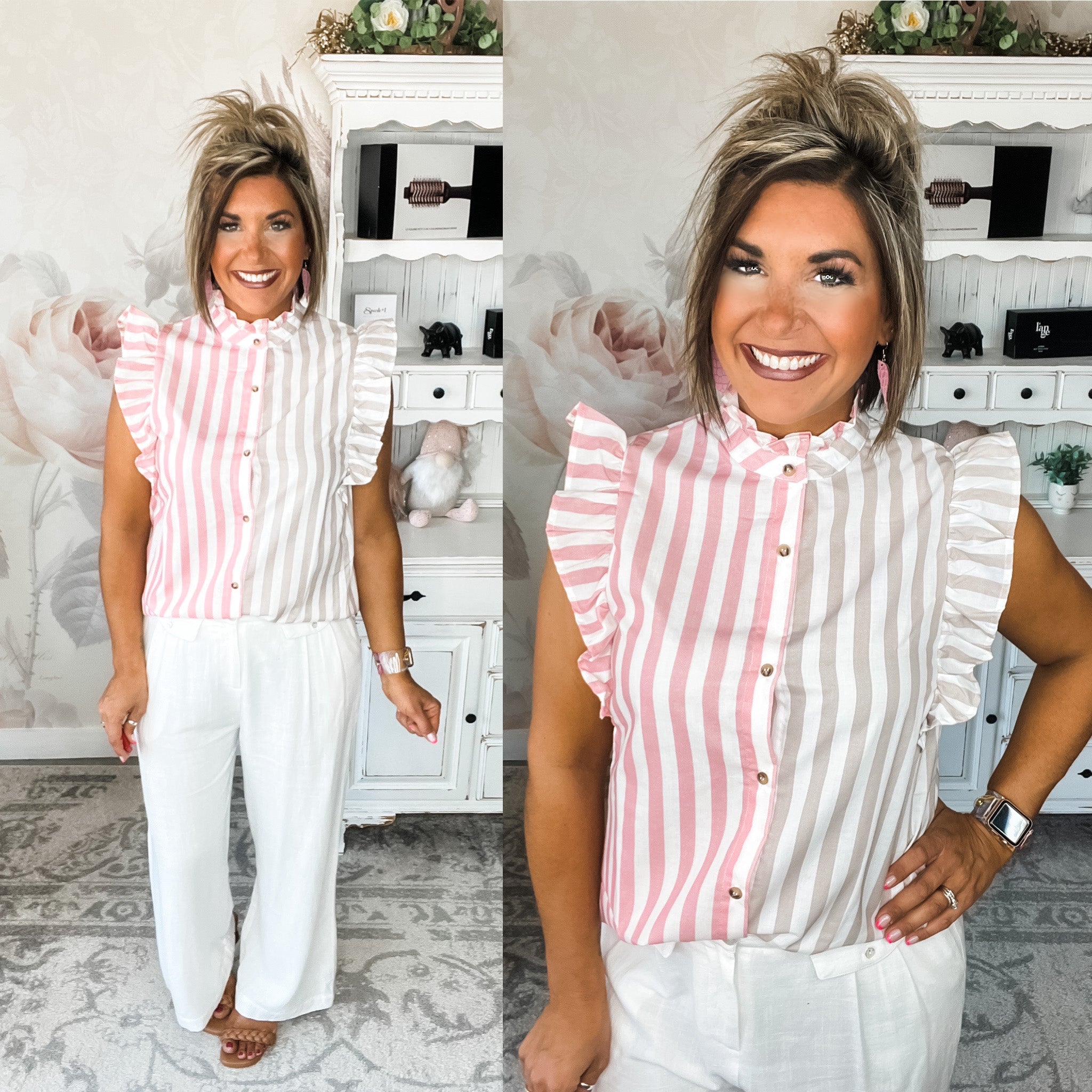 Heart Fall Fast Button Down