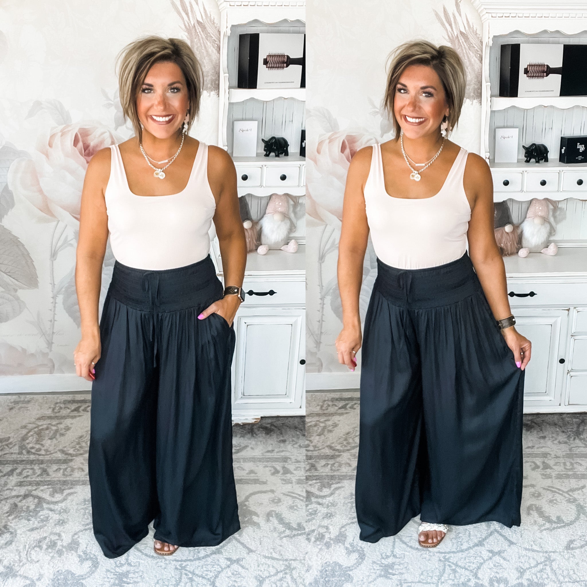 Peaceful Day Resort Pants - Black
