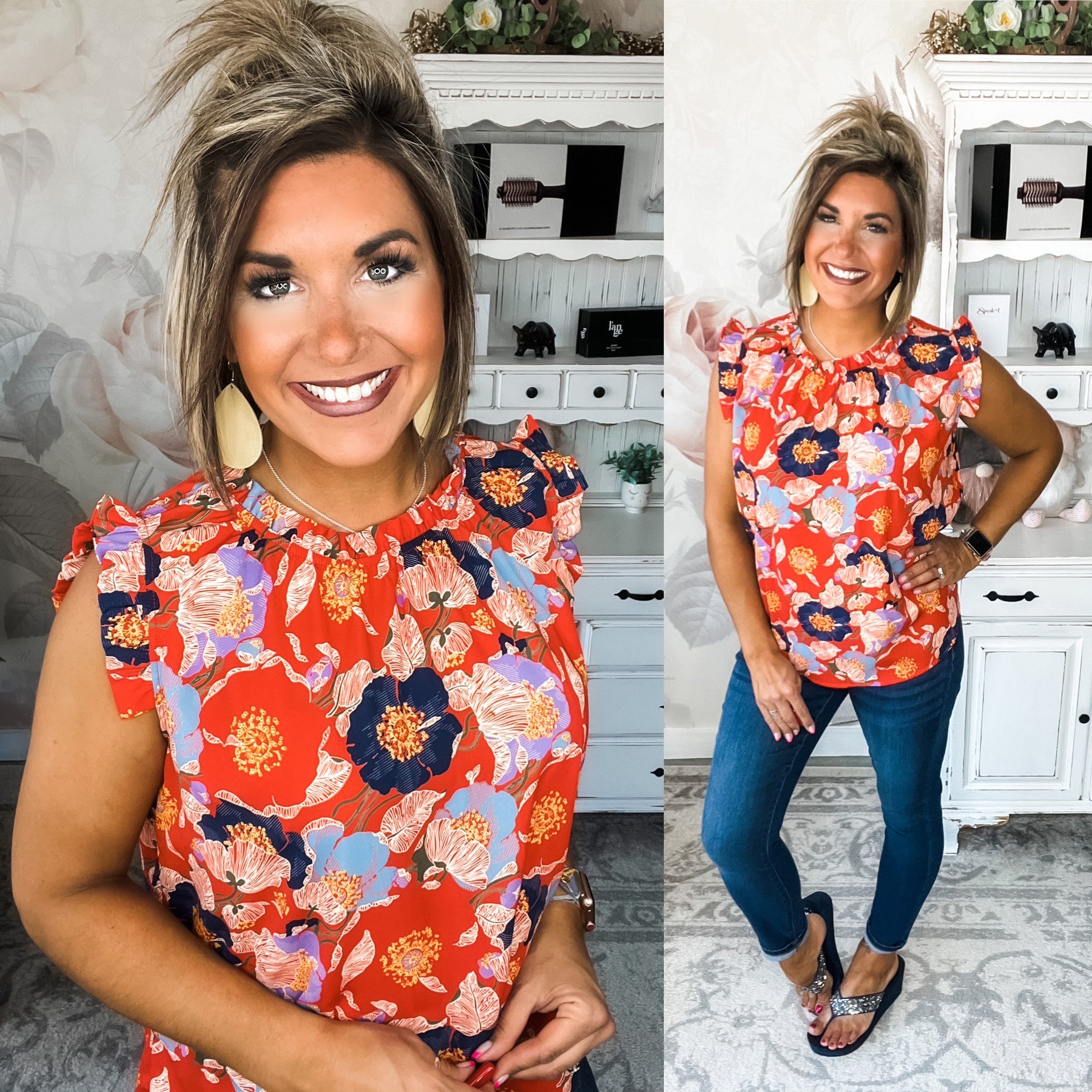 The Next Step Floral Blouse