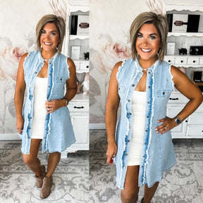 Just What You Need Denim Dress