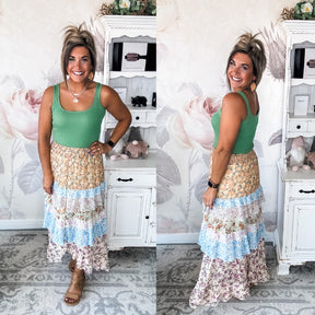 Free Your Spirit Tiered Skirt