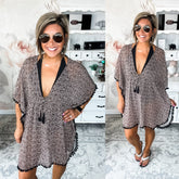 Spice by the Sea Leopard Kimono