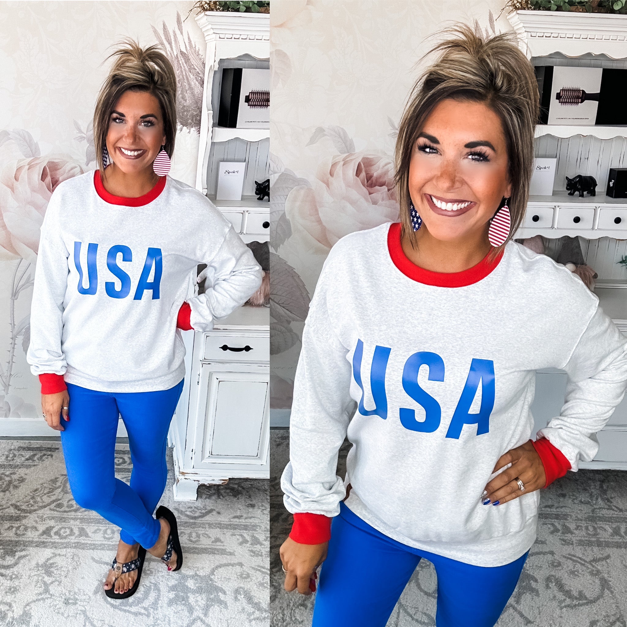 Ampersand Avenue University Pullover - Home of the Brave