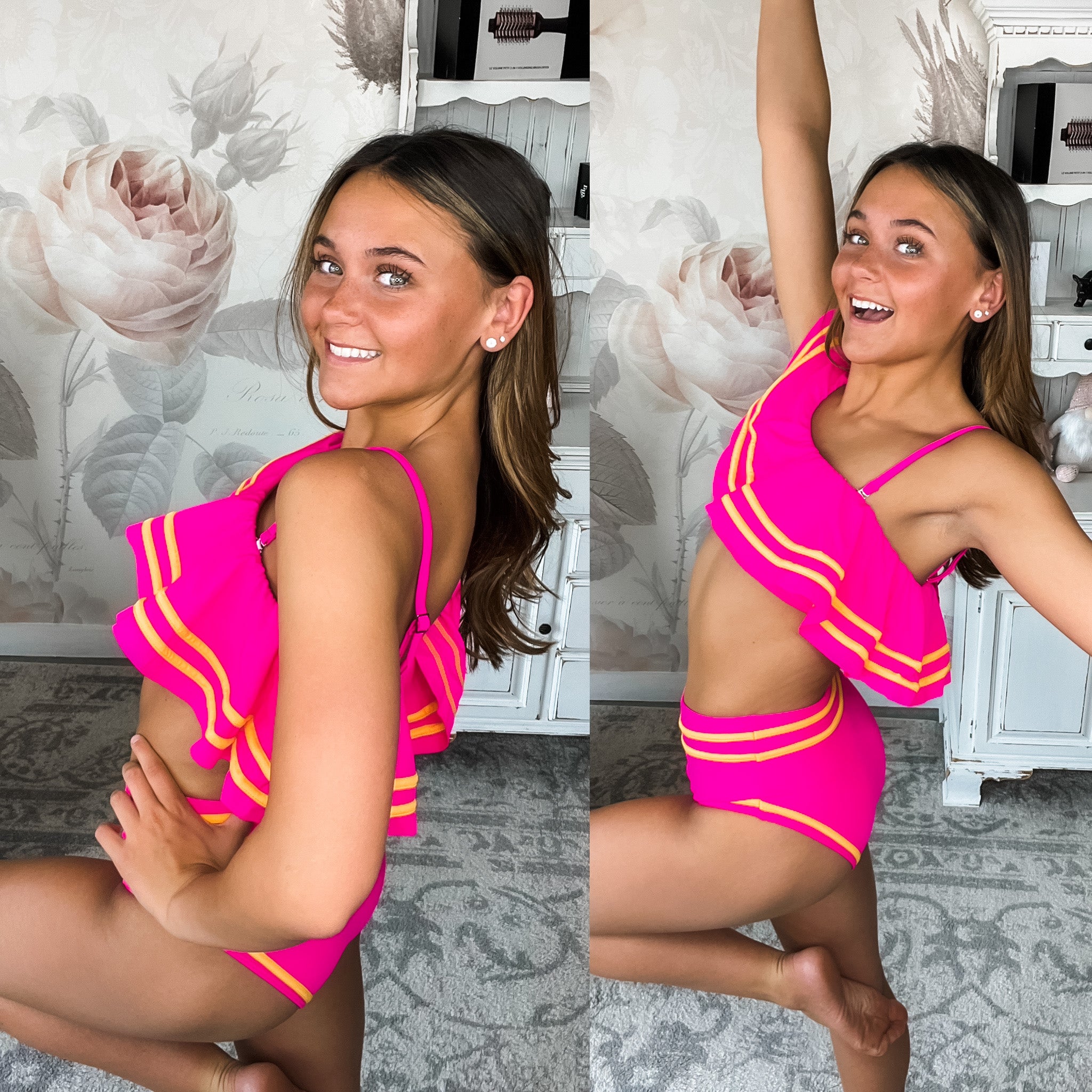 Sail Away with Me Swimsuit - Fuchsia