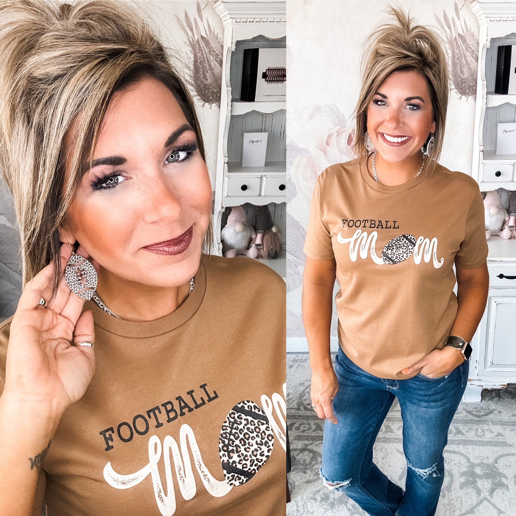 Football Mom Graphic Tee