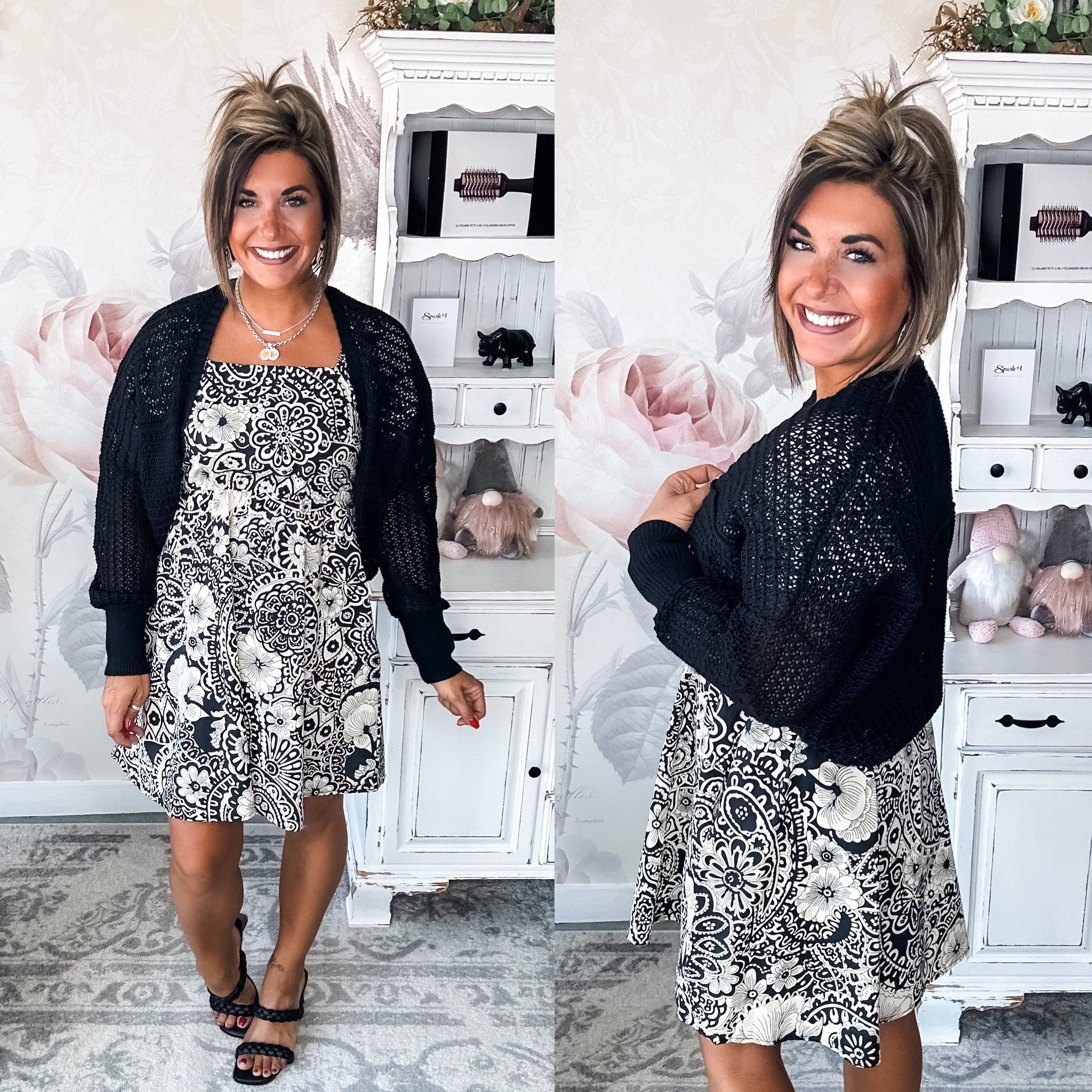 How You Feel Bolero Cardigan - Black