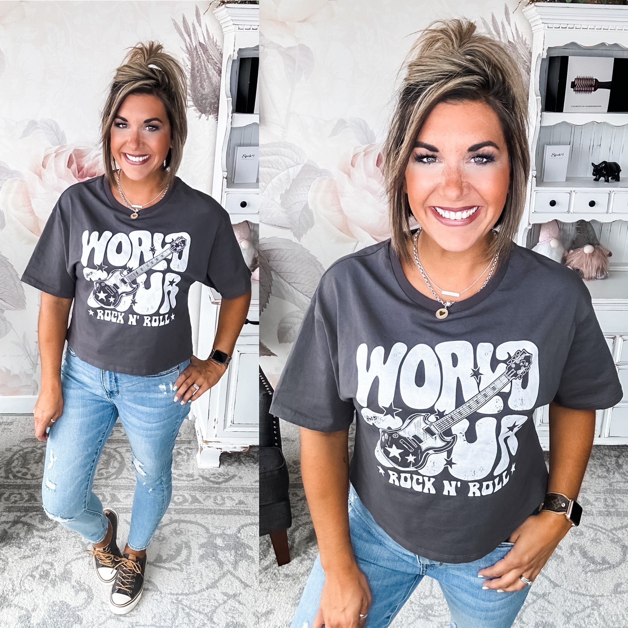 World Tour Cropped Tee