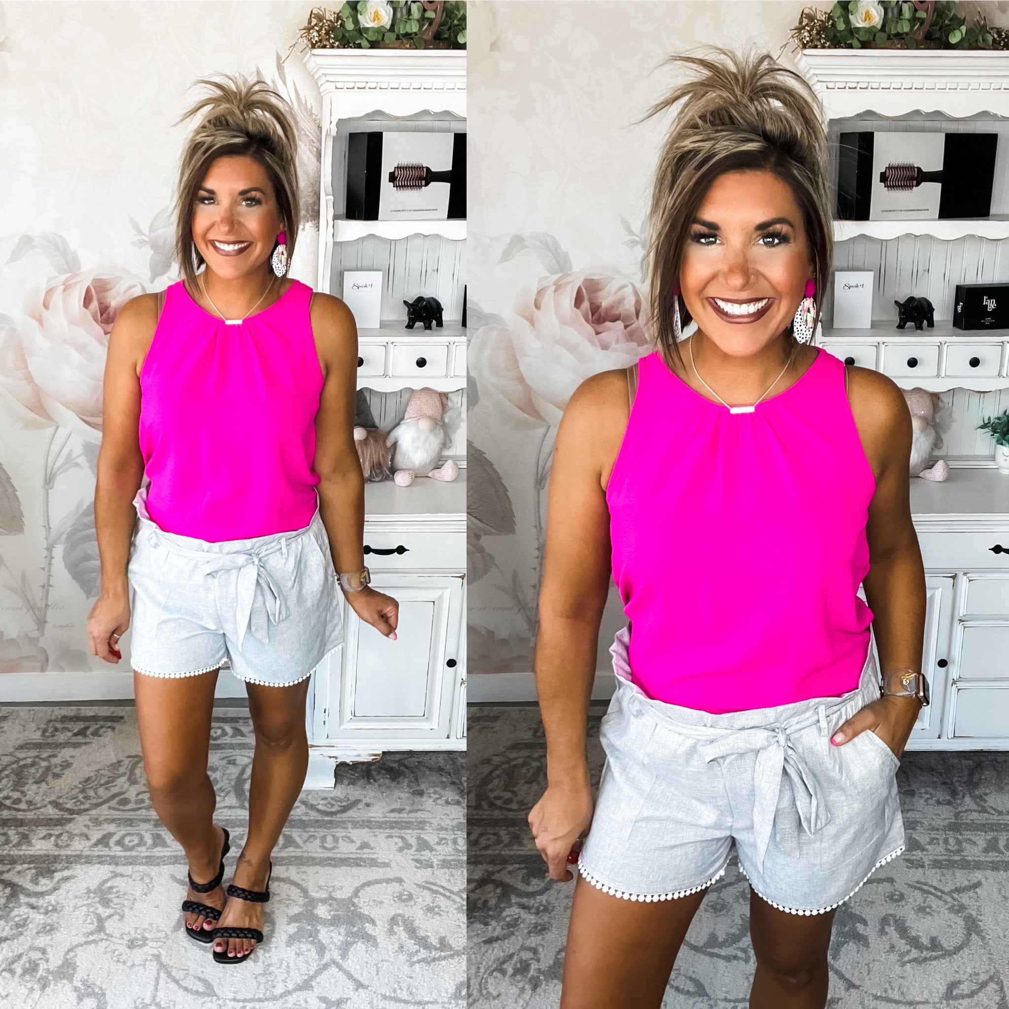 Here's Your One Tank - Fuchsia