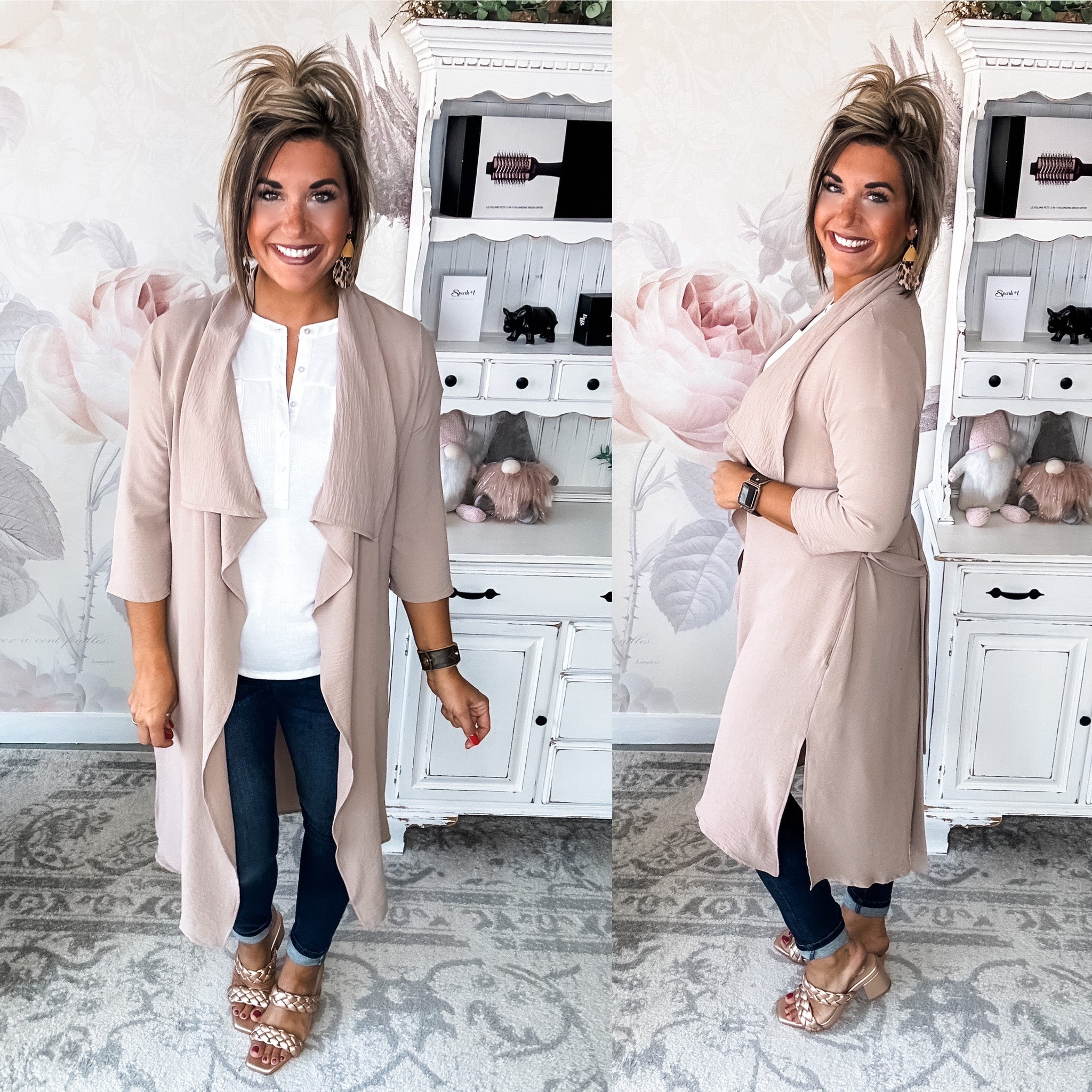 Feelings of Hope Draped Front Duster