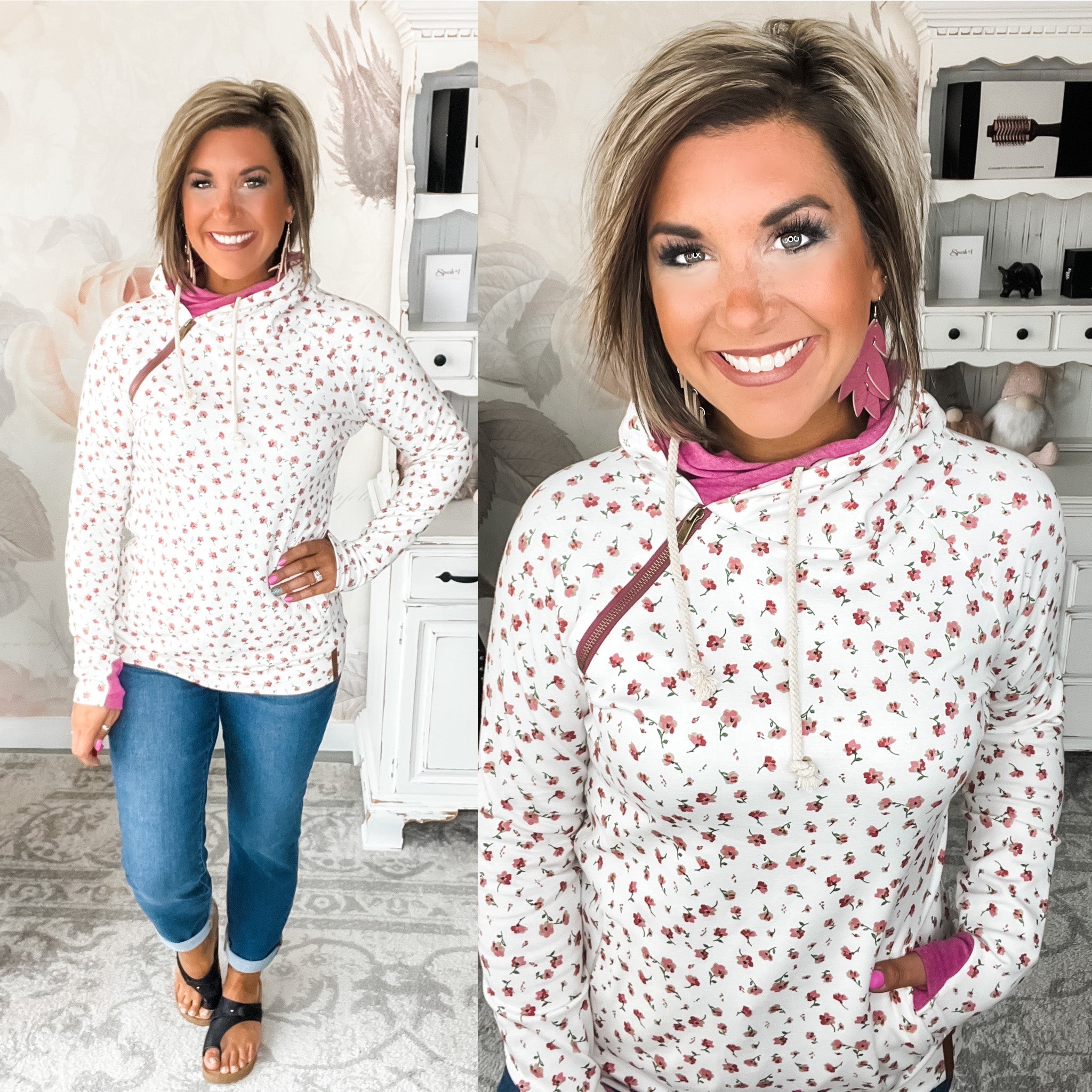 Ampersand Avenue Doublehood™ Sweatshirt - In the Garden