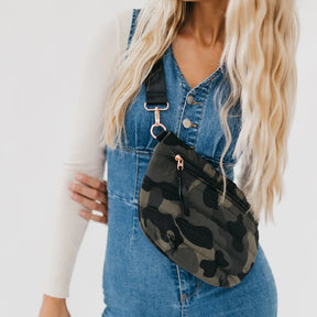 Jolie Puffer Belt Bag - Camouflage