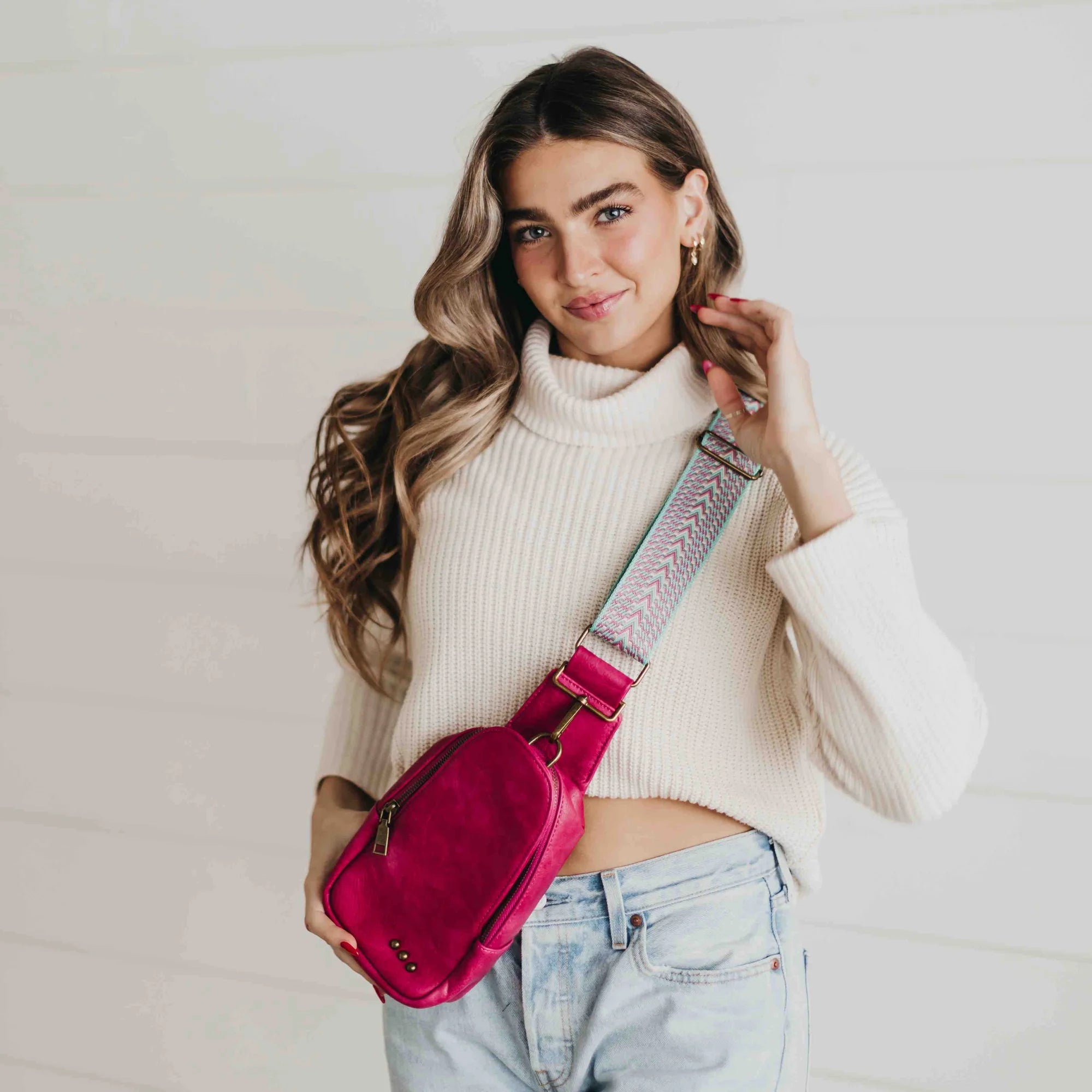 Jordan Sling Bag - Fuchsia