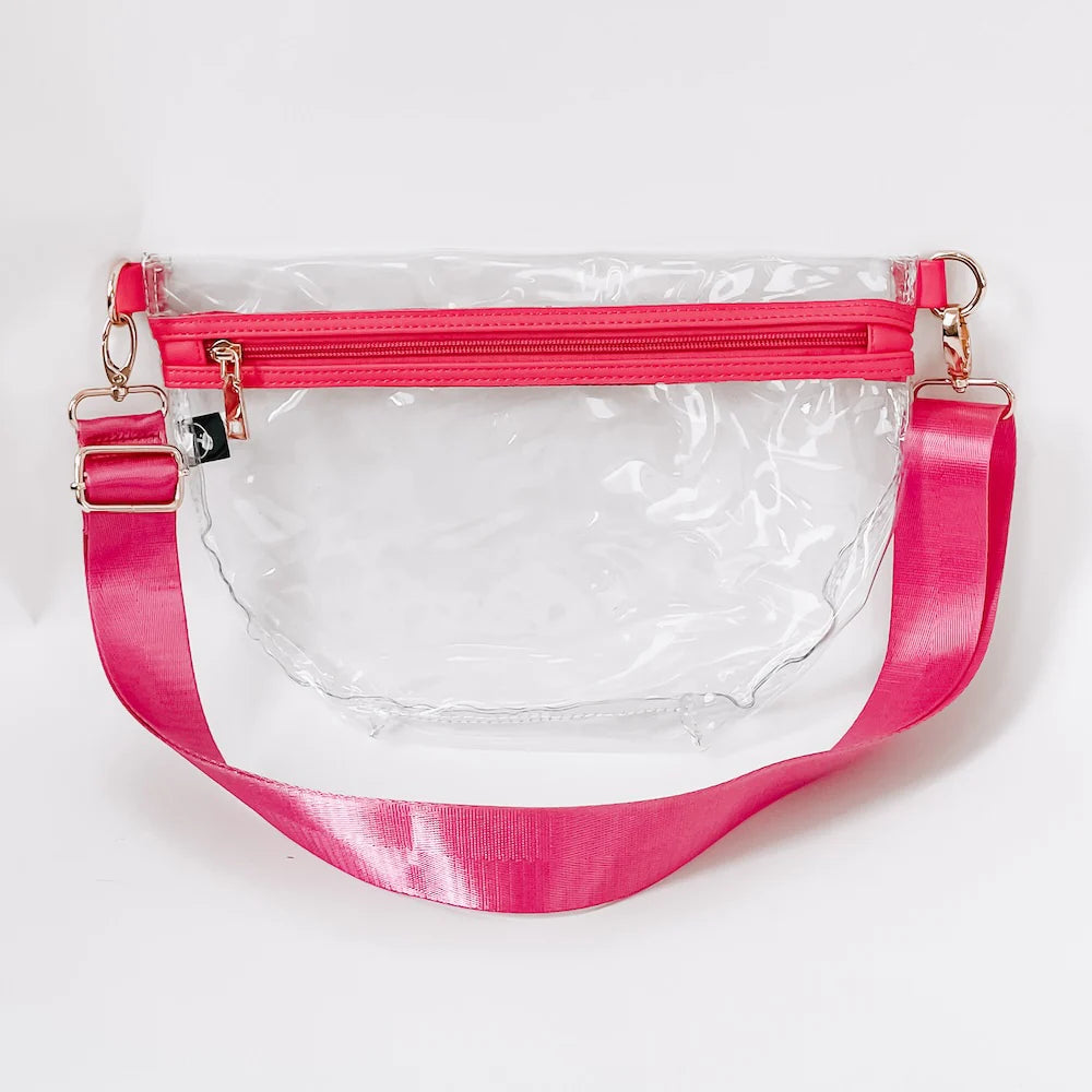 Kehlani Clear Bum Bag - Pink